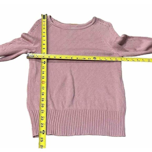 Sundance Womens Sweater Size Small Aryka Tie Sleeve Wool Blend Supima Cotton - Picture 6 of 6